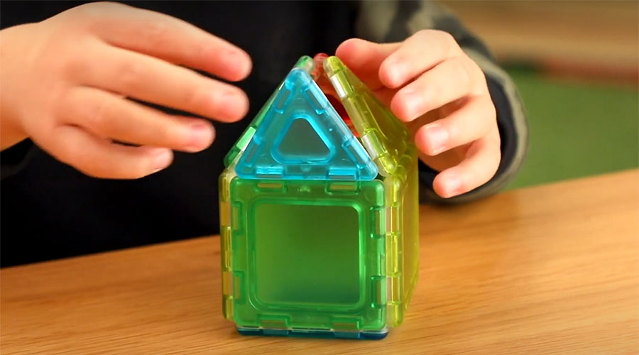 Translucent Solid Magnetic Polydron