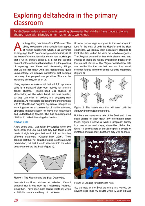 Exploring Deltahedra