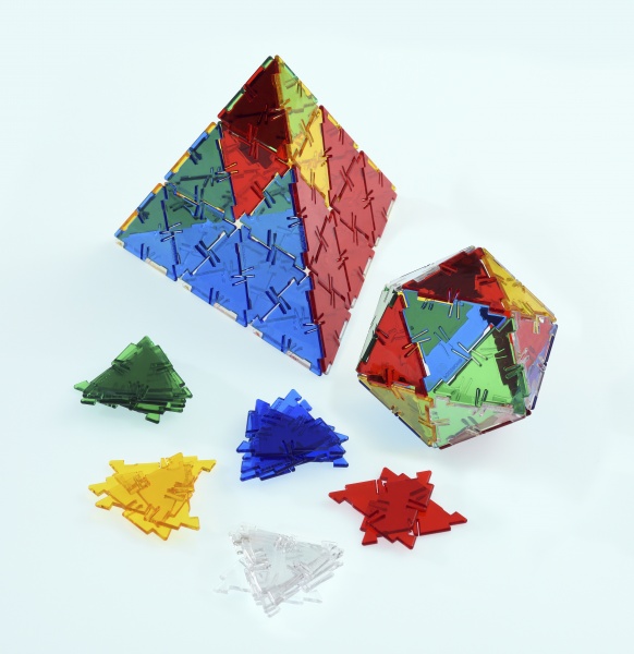 Crystal Polydron Equilateral Triangles Set