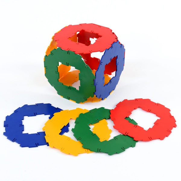 Polydron 10 Octagons with Cut-Out