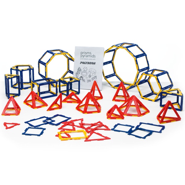Polydron Frameworks Prism and Pyramid Set