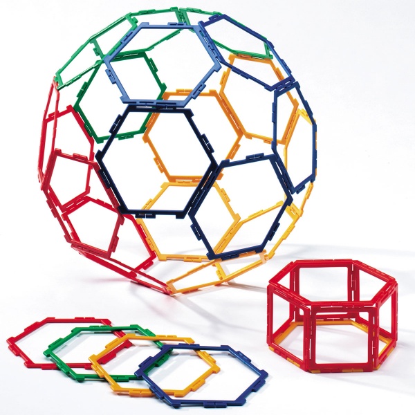 Polydron Frameworks 30 Hexagons