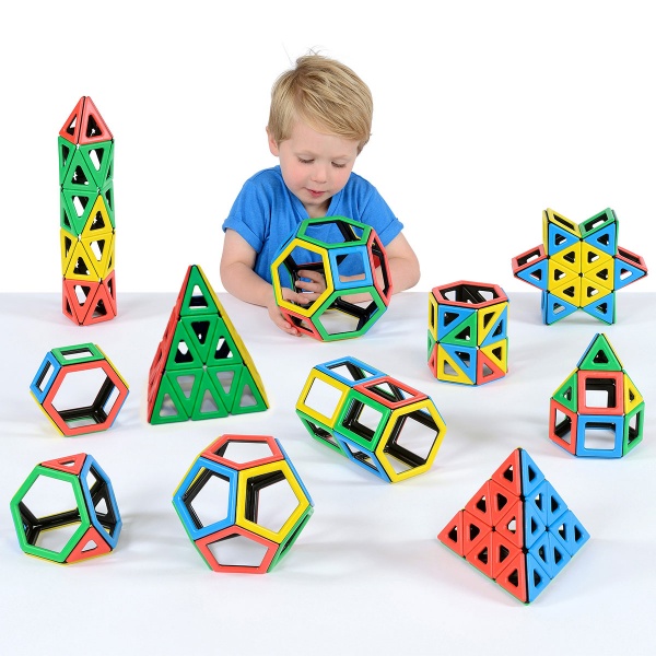 Magnetic Polydron School Set