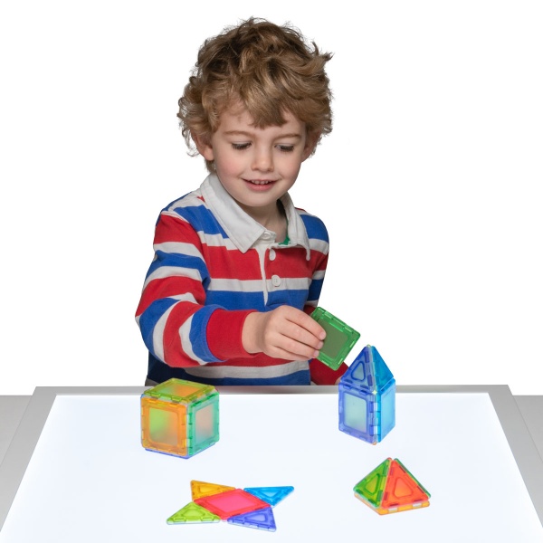 Translucent Solid Magnetic Polydron Starter Set