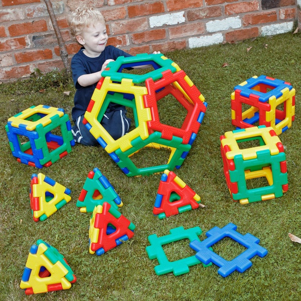 Giant Polydron Platonic Solids Set