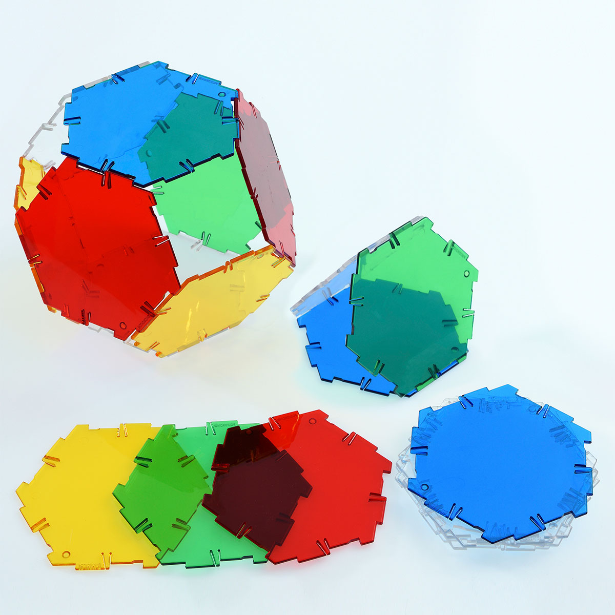 Crystal Polydron Hexagon Set