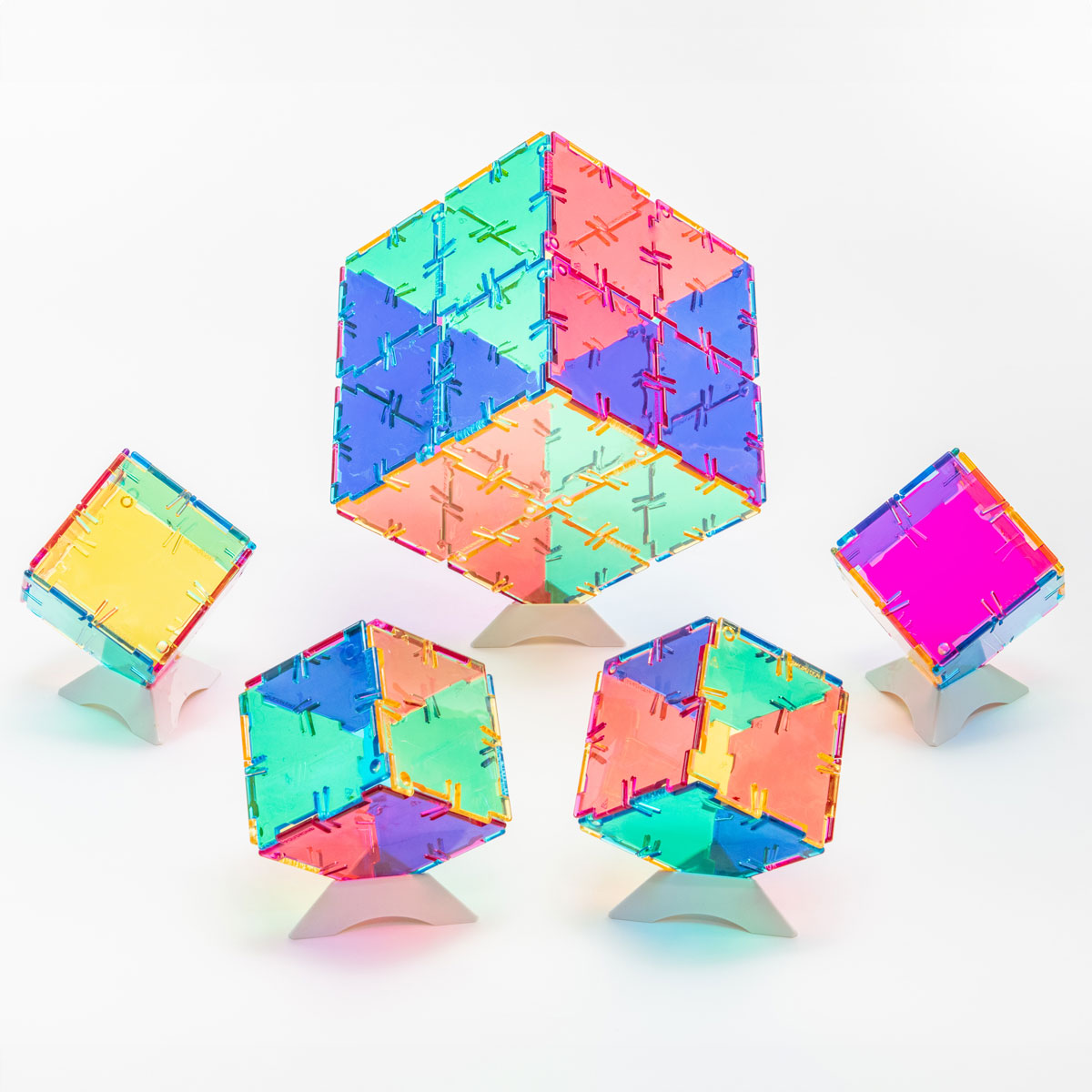 Original Polydron CMY Cubes Set