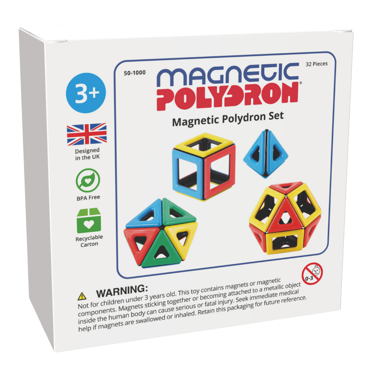 magnetic polydron set