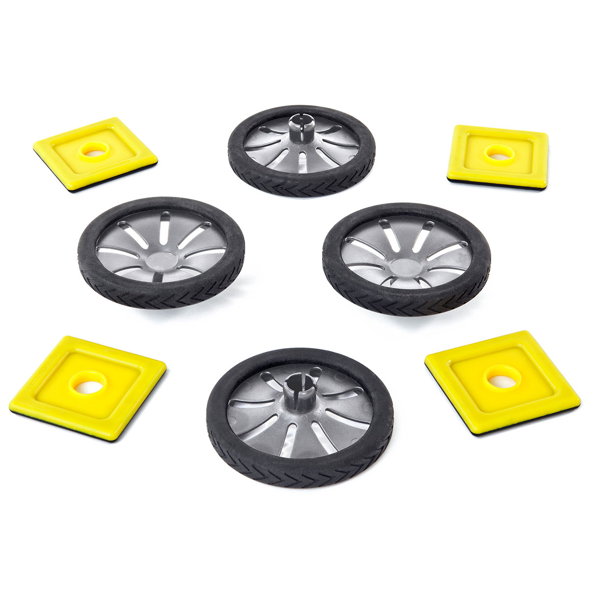 Magnetic Polydron Add-on Wheels