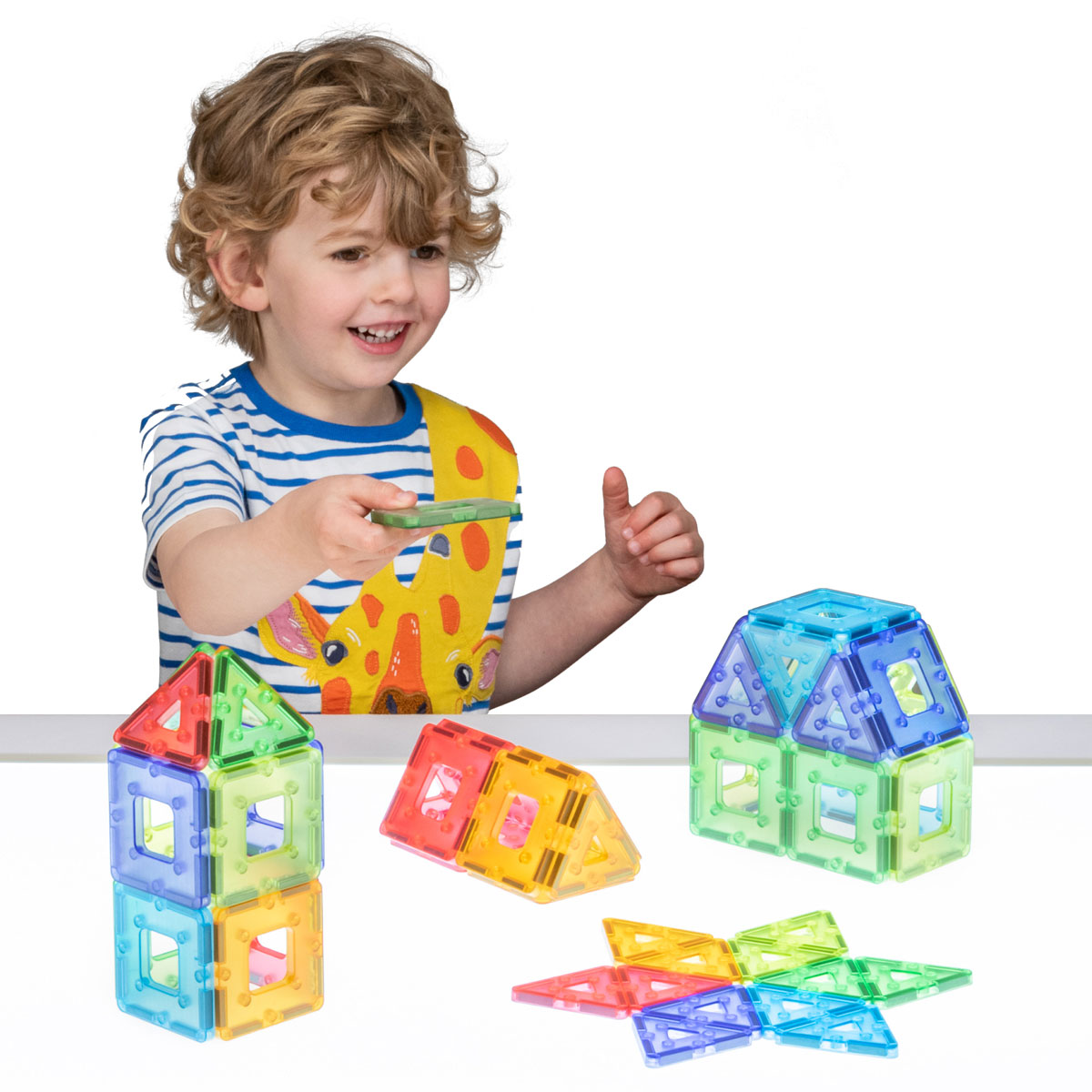 Translucent Polydron KinderMag Starter Set